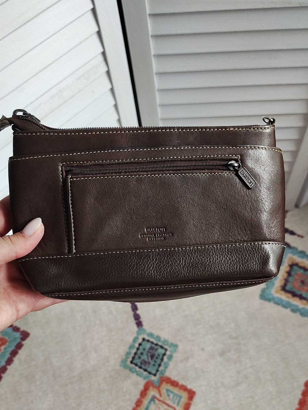 Vintage Leather Wallet/ Clutch